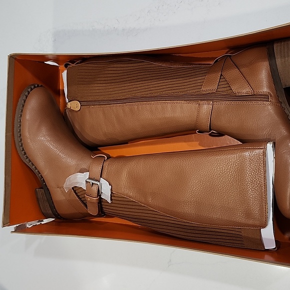 Gentle Souls by Kenneth Cole womens Best Chelsea Tall Moto Knee High Boot size 6 - Picture 6 of 6